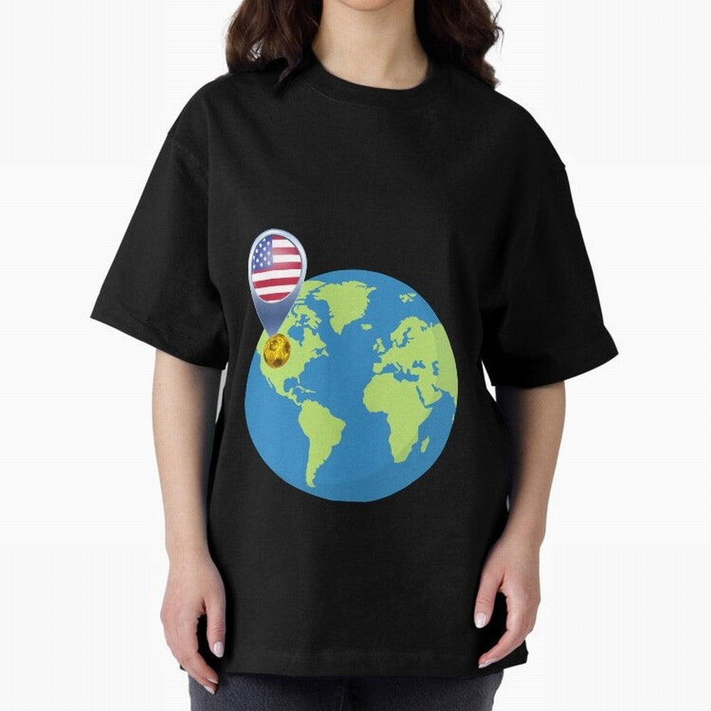 American Spirit World Cup Classic T-Shirt Join the Global Buzz around Global Football Passion for FIFA World Cup 2026, Featuring Haaland and Mbappe, Argentina, France and Brazil, Sports Nostalgia, International Competition, Famous Players and