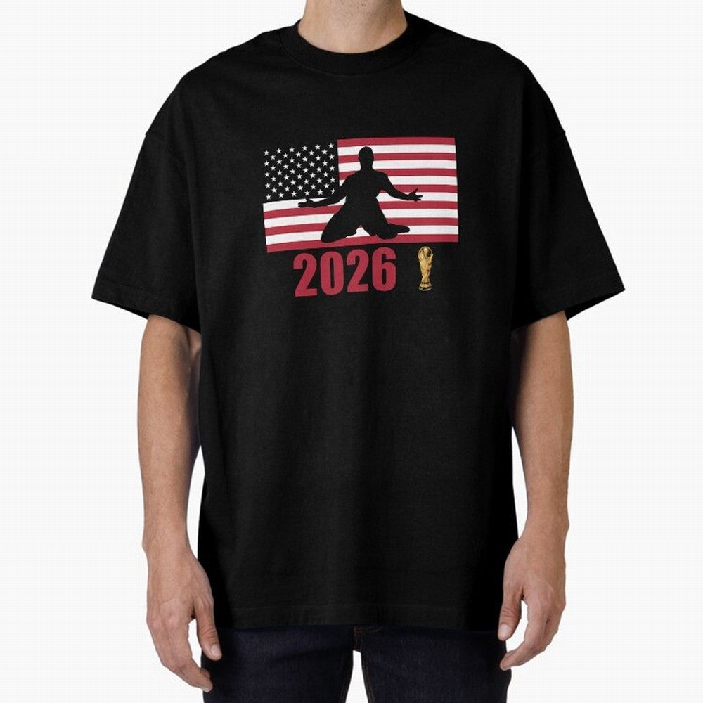 USA World Cup 2026 T-Shirt_84815866 Classic T-Shirt Celebrate Golden Goal Energy in FIFA World Cup 2026 Group Stage for Fans of Messi and Cristiano Ronaldo and Argentina, Bringing Match Day Excitement, Supporter Culture, Golden Goals and Global
