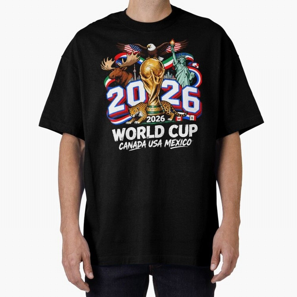 World Cup 2026 Soccer Fan USA Canada Mexico Classic T-Shirt Bring the FIFA World Cup 2026 Group Stage Journey through CR7 and Messi Highlights, England and Germany Pride, Football Passion, Legendary Performances, Festival Vibes and Supporter