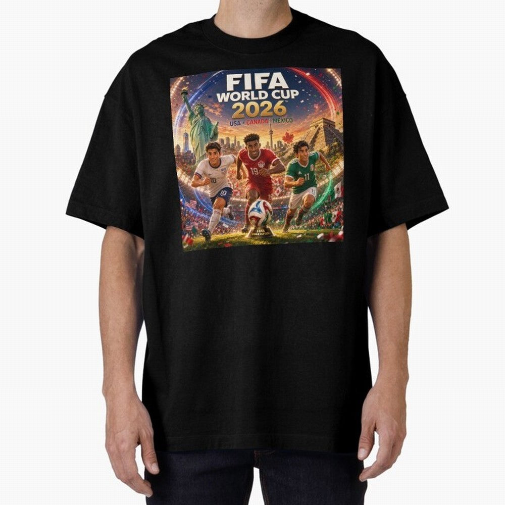 Road to 2026 Football #football 2026 Classic T-Shirt Fuel Your Fan Pride for FIFA World Cup 2026 USA Canada Mexico Spirit, Made for Portugal, Messi, Neymar and Mbappe, Supporter Pride, Iconic Celebrations, Legendary Names and Global Match Day