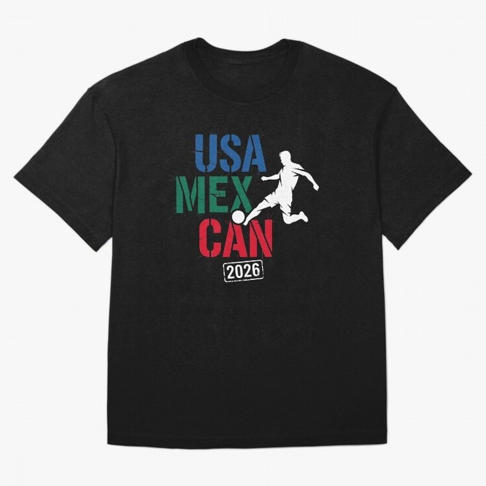 2026 Soccer Player USA Canada Mexico 26 Dark Classic T-Shirt Celebrate the Next Chapter of the FIFA World Cup 2026 Group Stage Journey through Mbappe and Neymar Highlights, Spain and Netherlands Pride, Retro Football Energy, Iconic Rivalries,