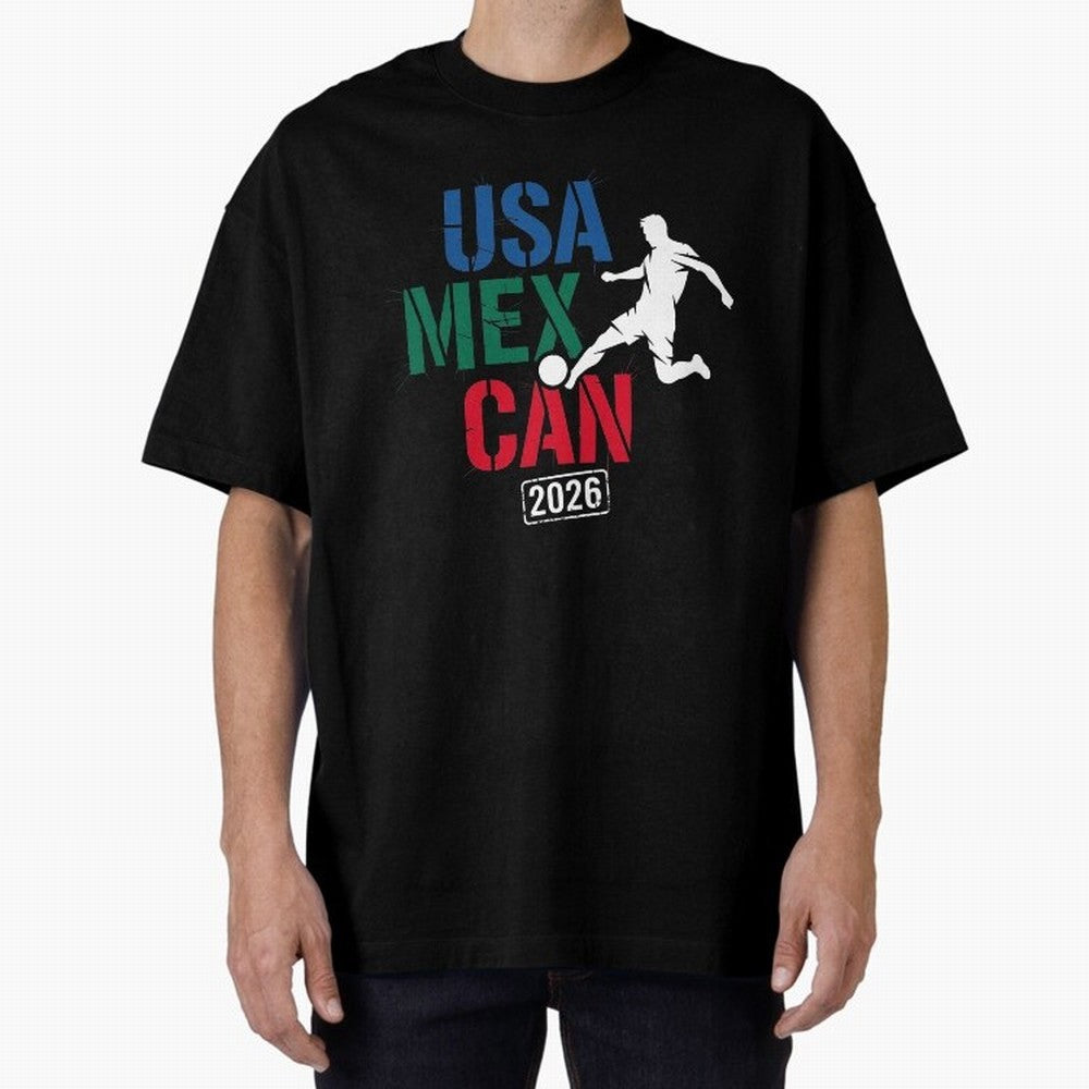 2026 Soccer Player USA Canada Mexico 26 Dark Classic T-Shirt Celebrate the Next Chapter of the FIFA World Cup 2026 Group Stage Journey through Mbappe and Neymar Highlights, Spain and Netherlands Pride, Retro Football Energy, Iconic Rivalries,
