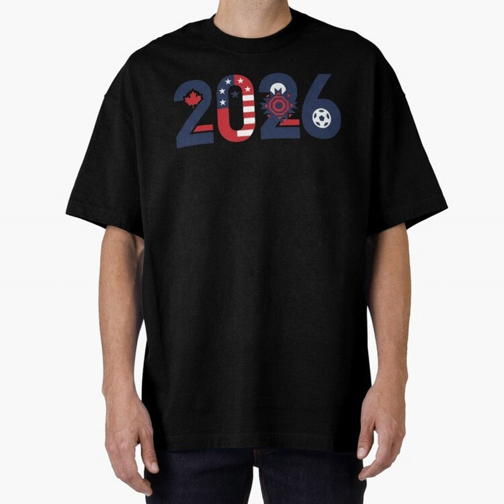 North America Soccer 2026 - Three Nations Fan Art Classic T-Shirt Follow the FIFA World Cup 2026 USA Canada Mexico Journey through CR7 Highlights, Spain and Netherlands Pride, Vintage Soccer Flavor, Modern Football Stars, National Flags and Final