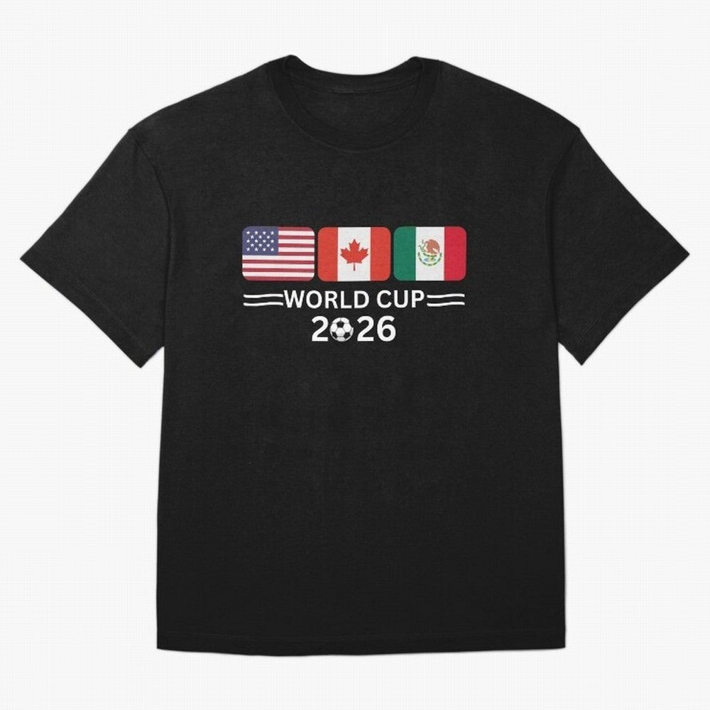Football World Cup 2026 USA Canada Mexico Soccer & Football Fan Classic T-Shirt Celebrate Fan Favorites in FIFA World Cup 2026 Spirit, Made for Argentina, France and Brazil, Messi, Game Day Rituals, Football Legends, Country Pride and the Road to