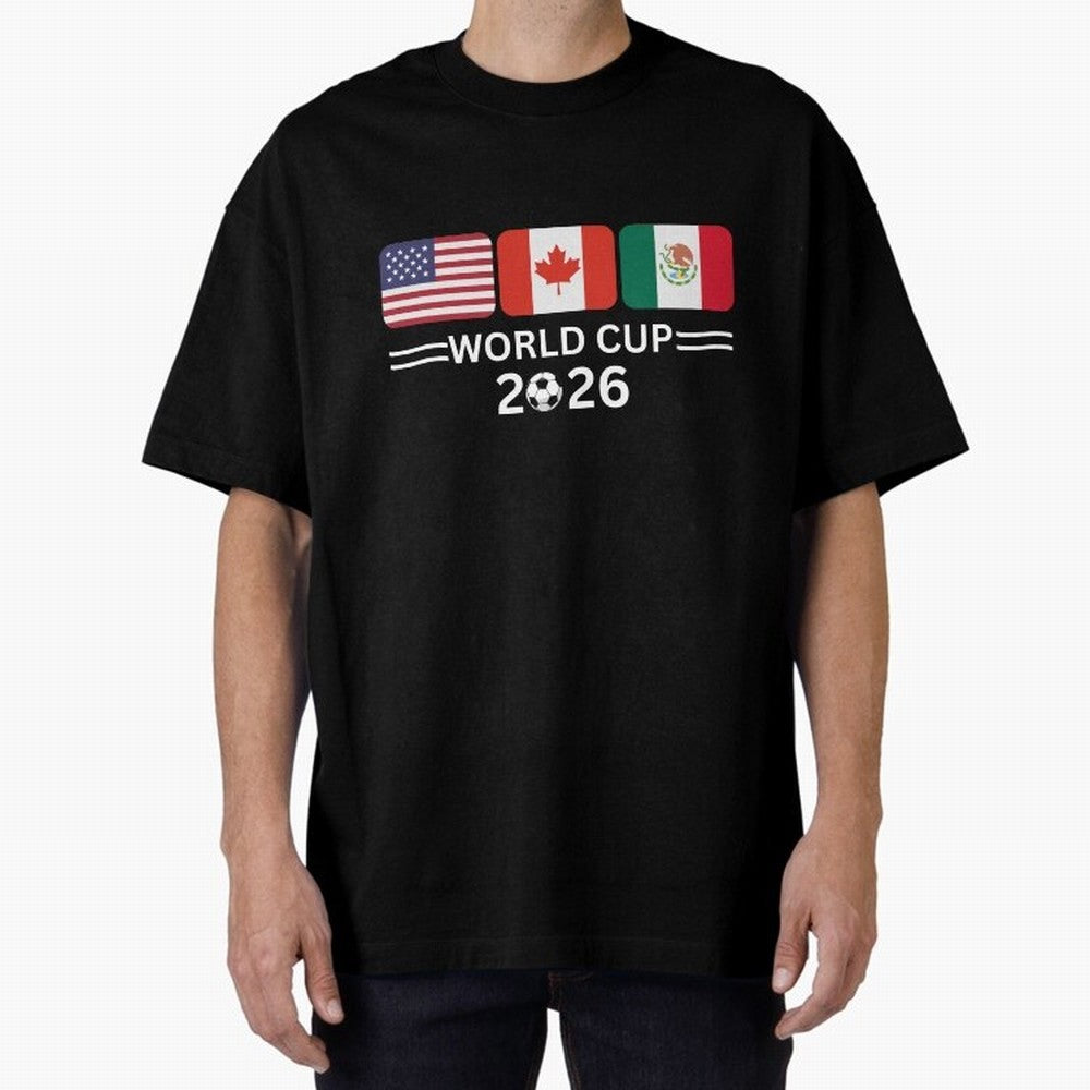 Football World Cup 2026 USA Canada Mexico Soccer & Football Fan Classic T-Shirt Celebrate Fan Favorites in FIFA World Cup 2026 Spirit, Made for Argentina, France and Brazil, Messi, Game Day Rituals, Football Legends, Country Pride and the Road to