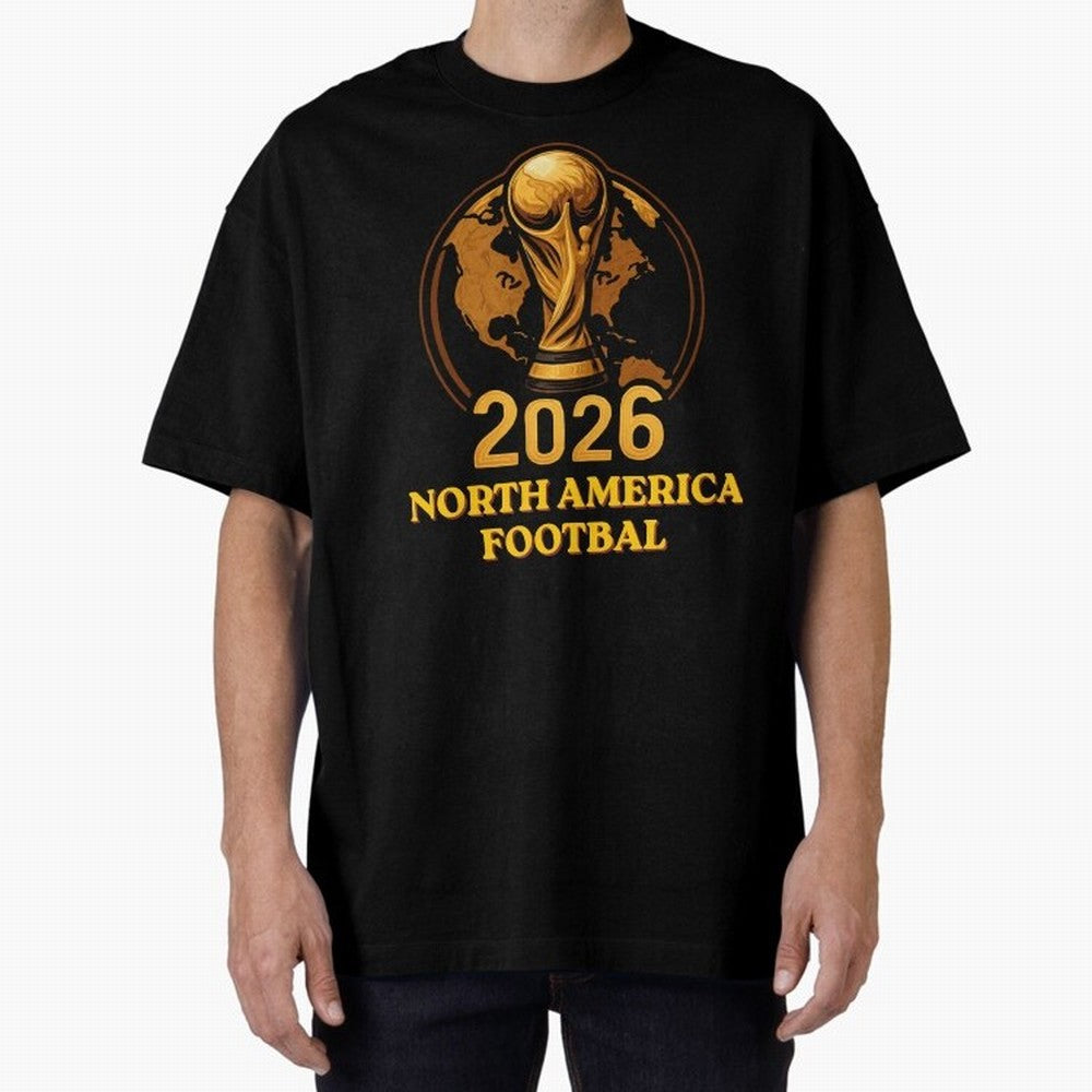 Soccer 2026 North America Football Fan Gift Shirt Classic T-Shirt Spotlight FIFA World Cup 2026 USA Canada Mexico Spirit, Made for Argentina and Brazil, Neymar, Worldwide Fan Energy, Dramatic Goals, Stadium Lights and Championship Celebrations;