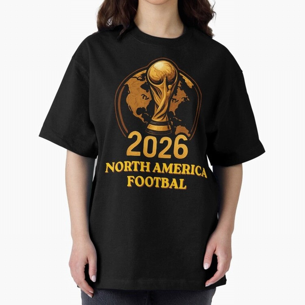 Soccer 2026 North America Football Fan Gift Shirt Classic T-Shirt Spotlight FIFA World Cup 2026 USA Canada Mexico Spirit, Made for Argentina and Brazil, Neymar, Worldwide Fan Energy, Dramatic Goals, Stadium Lights and Championship Celebrations;