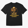 Soccer 2026 North America Football Fan Gift Shirt Classic T-Shirt Spotlight FIFA World Cup 2026 USA Canada Mexico Spirit, Made for Argentina and Brazil, Neymar, Worldwide Fan Energy, Dramatic Goals, Stadium Lights and Championship Celebrations;