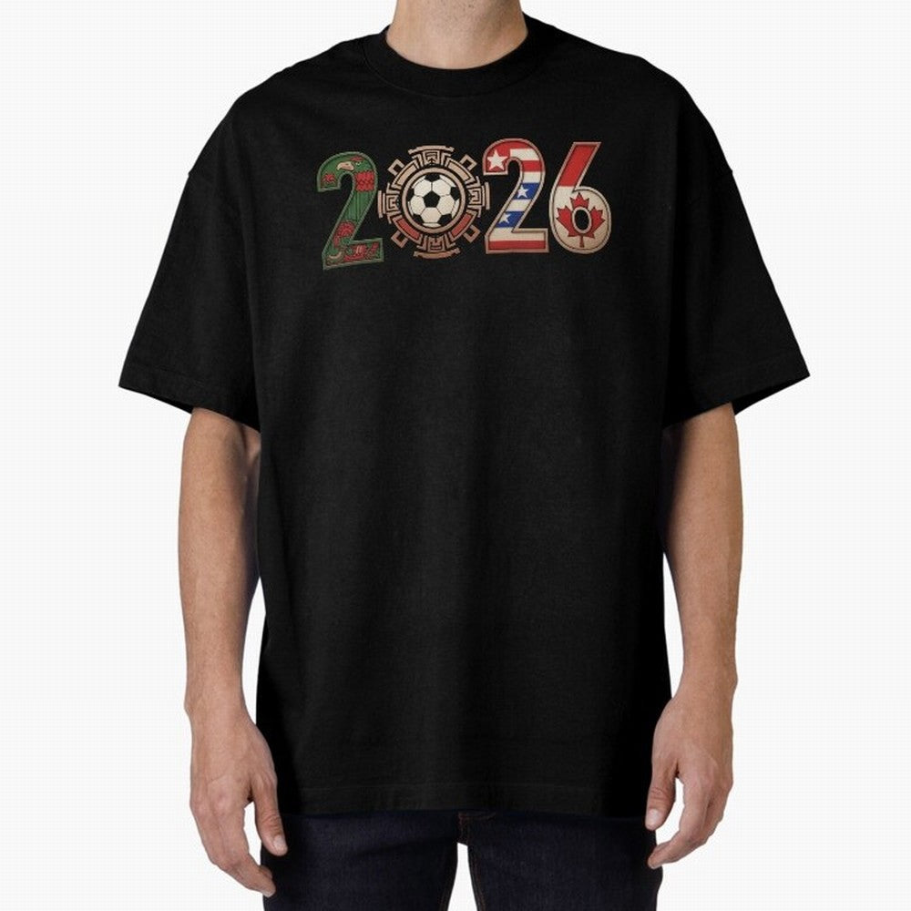 Three Nations One Game 2026 Classic T-Shirt Support FIFA World Cup 2026 USA Canada Mexico for Fans of Messi, Neymar and Mbappe and France and Portugal, Bringing Sports Nostalgia, International Competition, Famous Players and Unforgettable