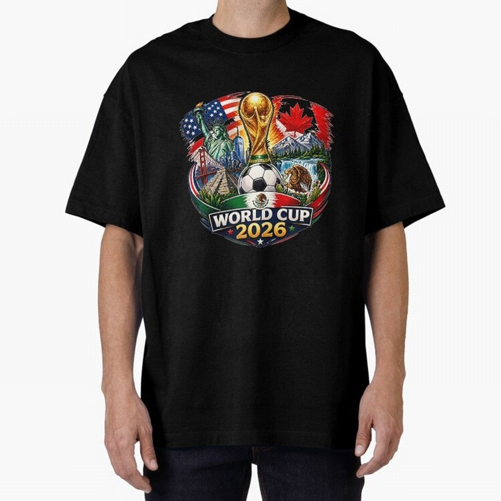 World Football 2026 USA Canada Mexico ¨C Soccer Fan Design Retro Travel Style Classic T-Shirt Show Up for the Glory of Match Day Hype around FIFA World Cup 2026 Group Stage, Cristiano Ronaldo, Haaland and CR7, Netherlands, Football Passion,