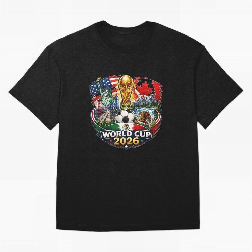 World Football 2026 USA Canada Mexico ¨C Soccer Fan Design Retro Travel Style Classic T-Shirt Show Up for the Glory of Match Day Hype around FIFA World Cup 2026 Group Stage, Cristiano Ronaldo, Haaland and CR7, Netherlands, Football Passion,