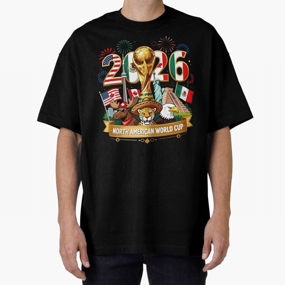 World Cup 2026 North America USA Canada Mexico Soccer Fan Classic T-Shirt Elevate Match Day Hype around FIFA World Cup 2026, CR7 and Messi, Germany, Retro Football Energy, Iconic Rivalries, Trophy Chase Drama and Stadium Atmosphere; Perfect for