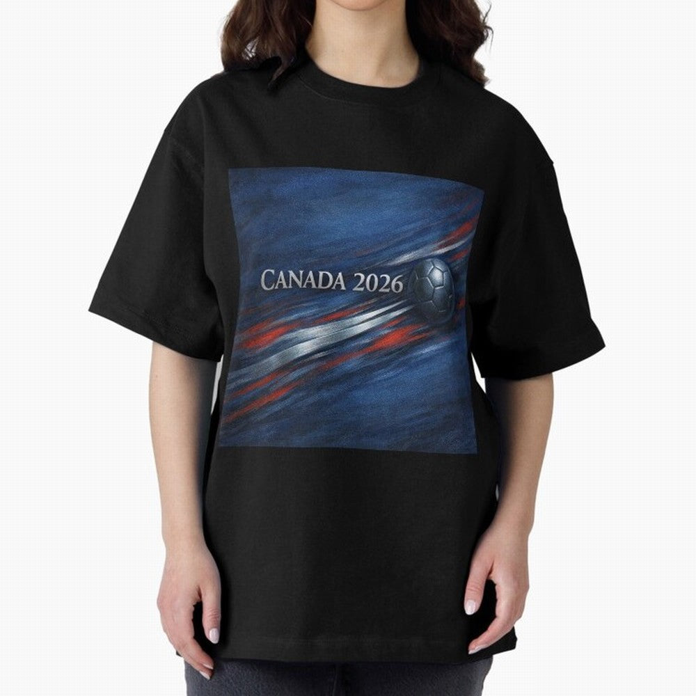 Canada 2026 Soccer Inspired Design Classic T-Shirt Celebrate the Stars of FIFA World Cup 2026 USA Canada Mexico Spirit, Centered on Argentina and Brazil, Neymar, Soccer Culture, Superstar Moments, National Team Dreams and Competitive Fire; Perfect