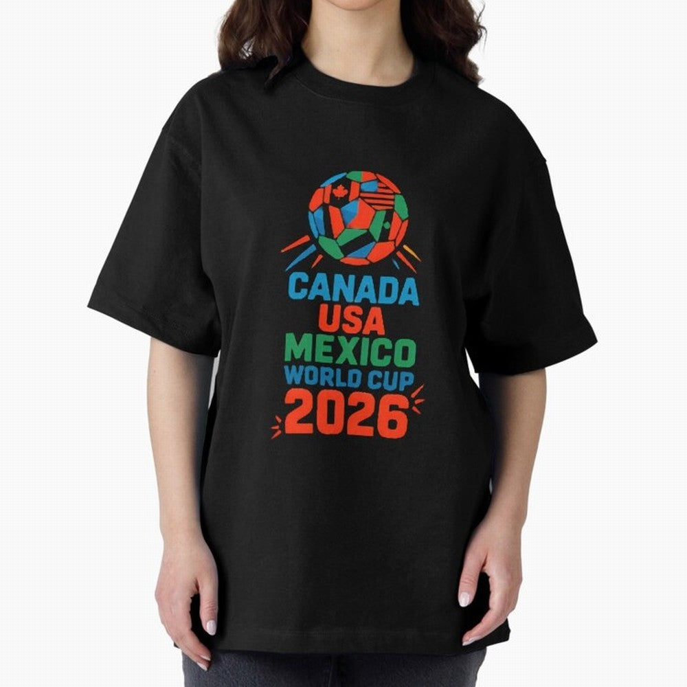 World Cup 2026 USA Canada Mexico ¡ª Retro Soccer Tournament Illustration Classic T-Shirt Wear the Spirit of Match Day Hype around FIFA World Cup 2026 Group Stage, Messi and Cristiano Ronaldo, Portugal, Spain and Germany, Football Passion, Legendary