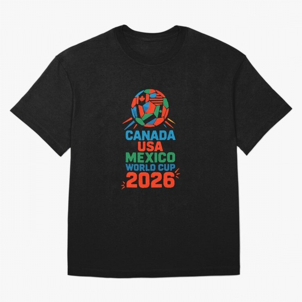 World Cup 2026 USA Canada Mexico ¡ª Retro Soccer Tournament Illustration Classic T-Shirt Wear the Spirit of Match Day Hype around FIFA World Cup 2026 Group Stage, Messi and Cristiano Ronaldo, Portugal, Spain and Germany, Football Passion, Legendary