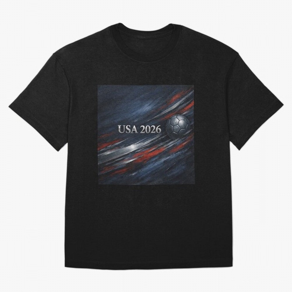 USA 2026 Soccer Event Design Classic T-Shirt Bring Retro Soccer Energy to FIFA World Cup 2026 Spirit, Filled with England, Messi, Stadium Chants, National Pride, Trophy Dreams and Unforgettable Football Memories; Created for Match Day Parties,