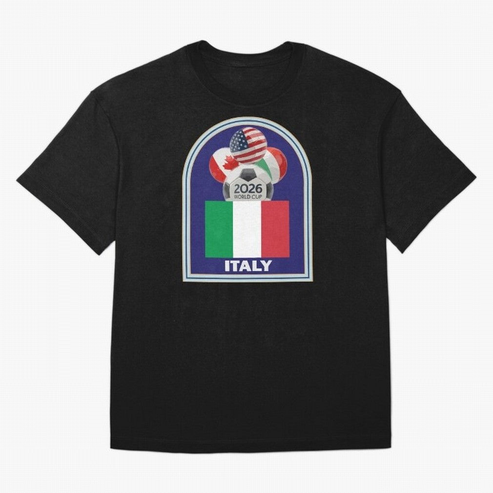Italy 2026 Soccer T-shirt Classic T-Shirt Celebrate Unforgettable Nights in FIFA World Cup 2026 for Fans of Neymar and Argentina, Bringing Worldwide Fan Energy, Dramatic Goals, Stadium Lights and Championship Celebrations; Created for Match Day