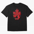 Red Maple Leaf Soccer 2026 Emblem Classic T-Shirt Stand Out with Spirit from Global Football Passion for FIFA World Cup 2026 USA Canada Mexico, Capturing Mbappe and Neymar, France and Portugal, Game Day Rituals, Football Legends, Country Pride and