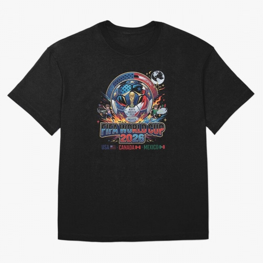 FIFA World Cup 2026 North America - USA Canada Mexico Soccer Classic T-Shirt Celebrate Global Passion for Global Football Passion for FIFA World Cup 2026 Group Stage, Built around Neymar, Haaland and Cristiano Ronaldo, France, Match Day Excitement,