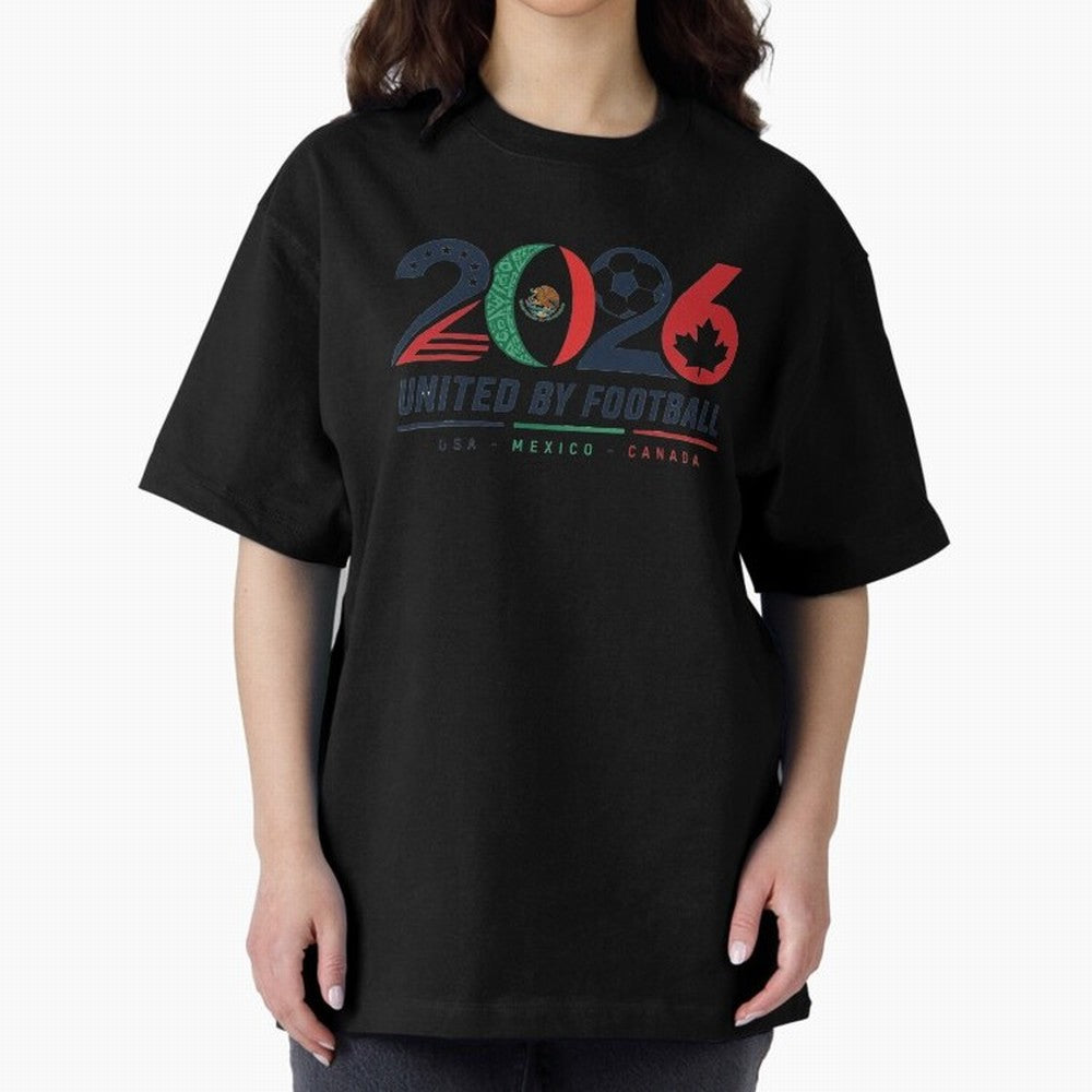 United by Football 2026 Soccer Design Classic T-Shirt Show Fan Pride Across Global Football Passion for FIFA World Cup 2026, with CR7, Argentina, Football History, Final Match Energy, Crowd Noise and Once in a Lifetime Moments; Ideal for Fans Who