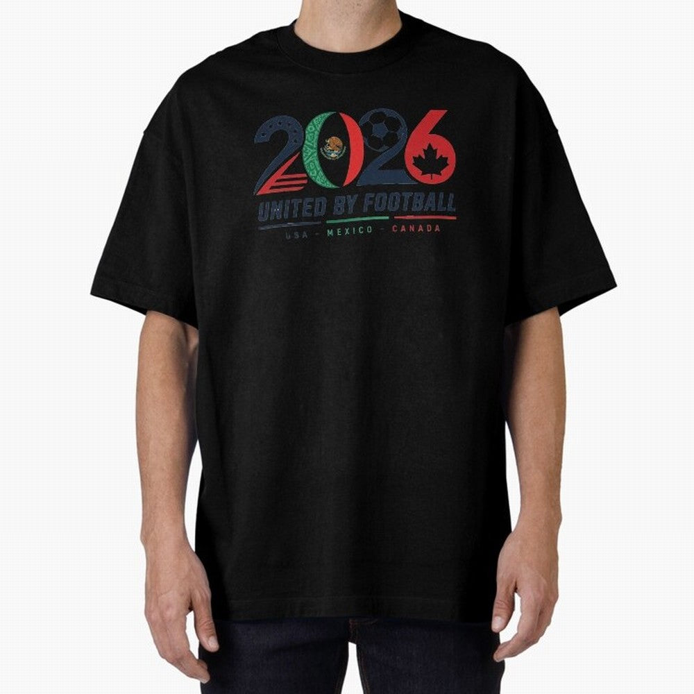 United by Football 2026 Soccer Design Classic T-Shirt Show Fan Pride Across Global Football Passion for FIFA World Cup 2026, with CR7, Argentina, Football History, Final Match Energy, Crowd Noise and Once in a Lifetime Moments; Ideal for Fans Who