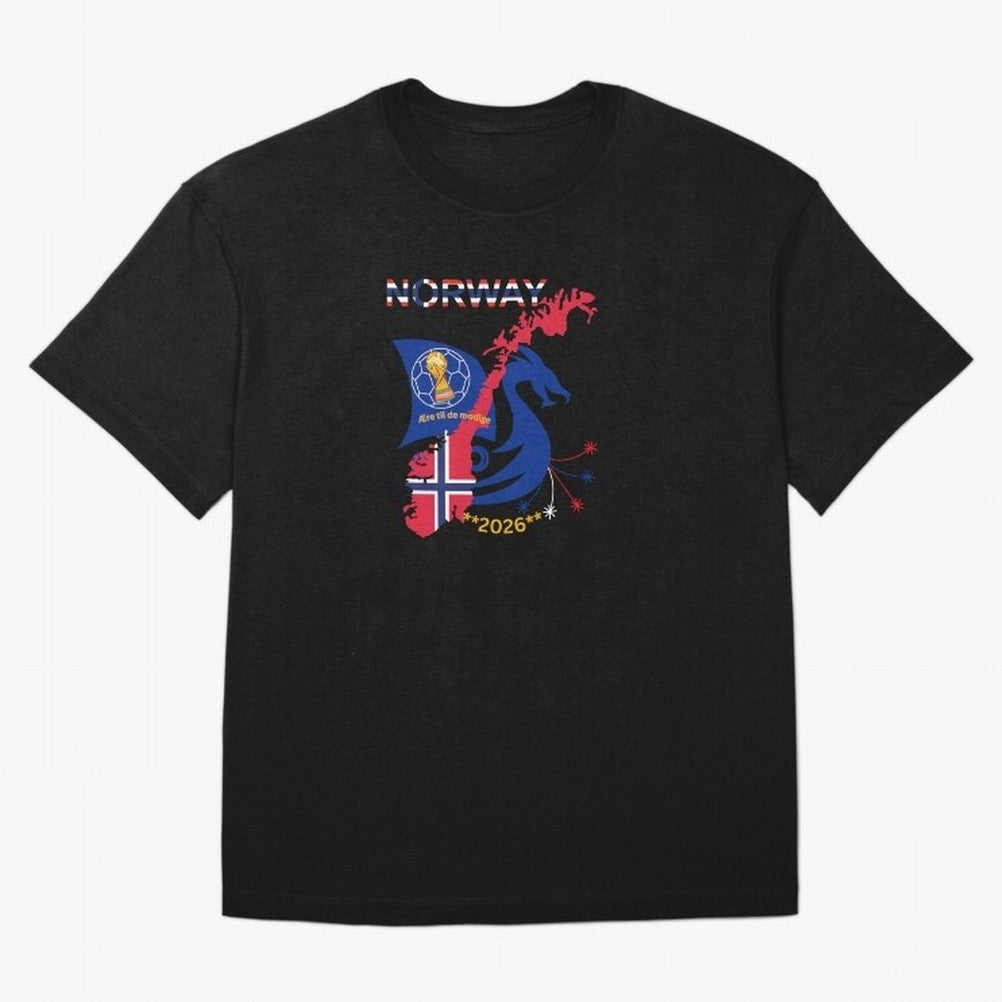 Norway 2026 Classic T-Shirt Honor the FIFA World Cup 2026 USA Canada Mexico Journey through Messi, Neymar and Mbappe Highlights, Argentina and Brazil Pride, Match Day Excitement, Supporter Culture, Golden Goals and Global Football Passion; Ideal