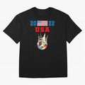 Keep Calm and support USA Football Flag Soccer Jersey Classic T-Shirt Enjoy the Biggest Football Party of FIFA World Cup 2026 USA Canada Mexico Made for Mbappe, Portugal, Spain and Germany Energy, Championship Spirit, Famous Goals, Roaring Crowds