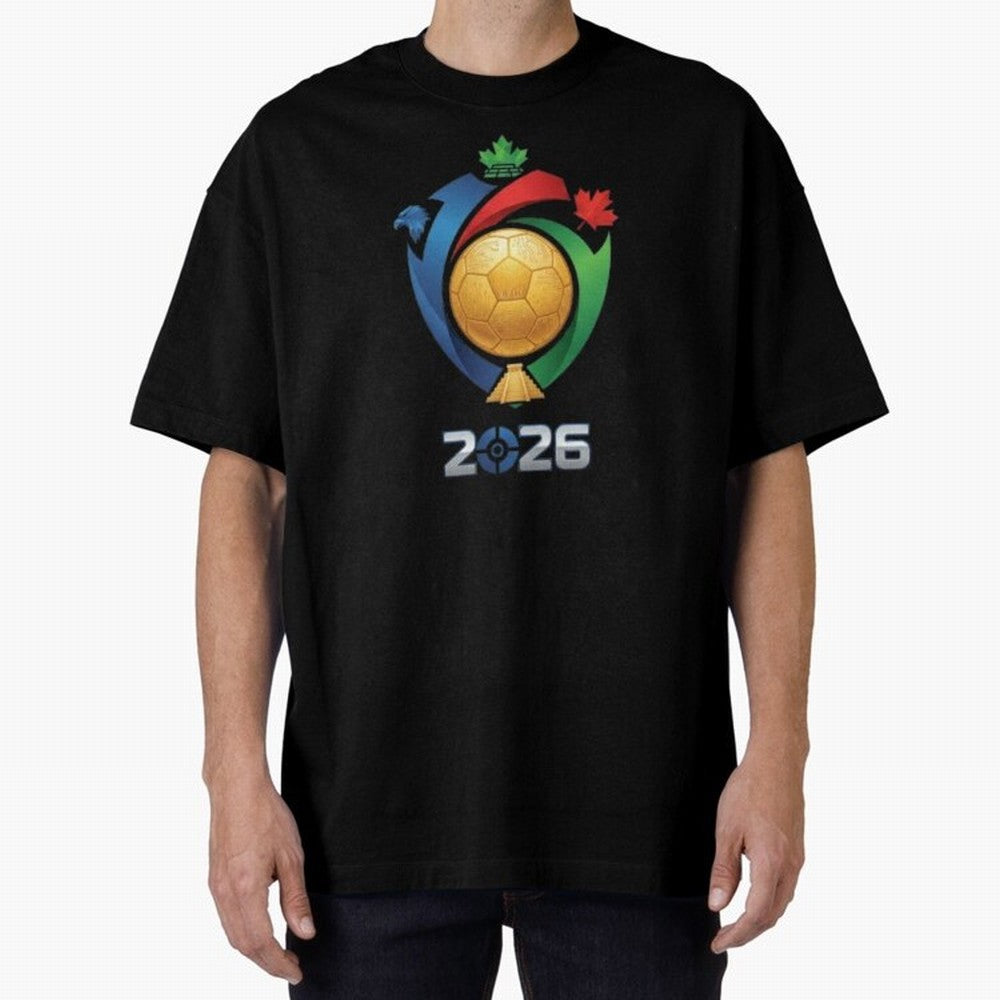 Golden Soccer Ball 2026 Host Nations Emblem Classic T-Shirt Celebrate Soccer Greatness during Global Football Passion for FIFA World Cup 2026, Centered on Neymar, Argentina, Fan Favorite Moments, National Team Passion, Big Match Drama and Soccer