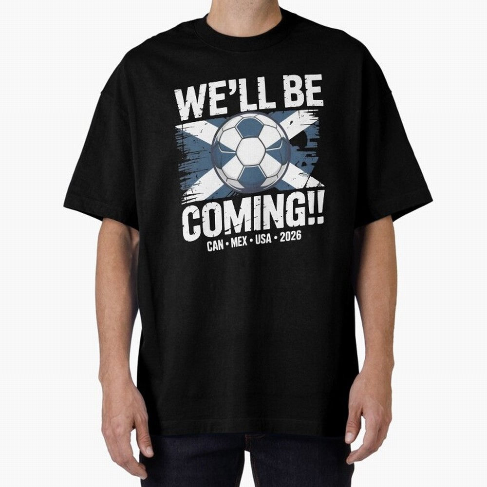 Scotland 2026 Football Qualification National Pride Classic T-Shirt Join the Global Buzz around the FIFA World Cup 2026 Journey through Cristiano Ronaldo Highlights, Portugal Pride, Retro Football Energy, Iconic Rivalries, Trophy Chase Drama and