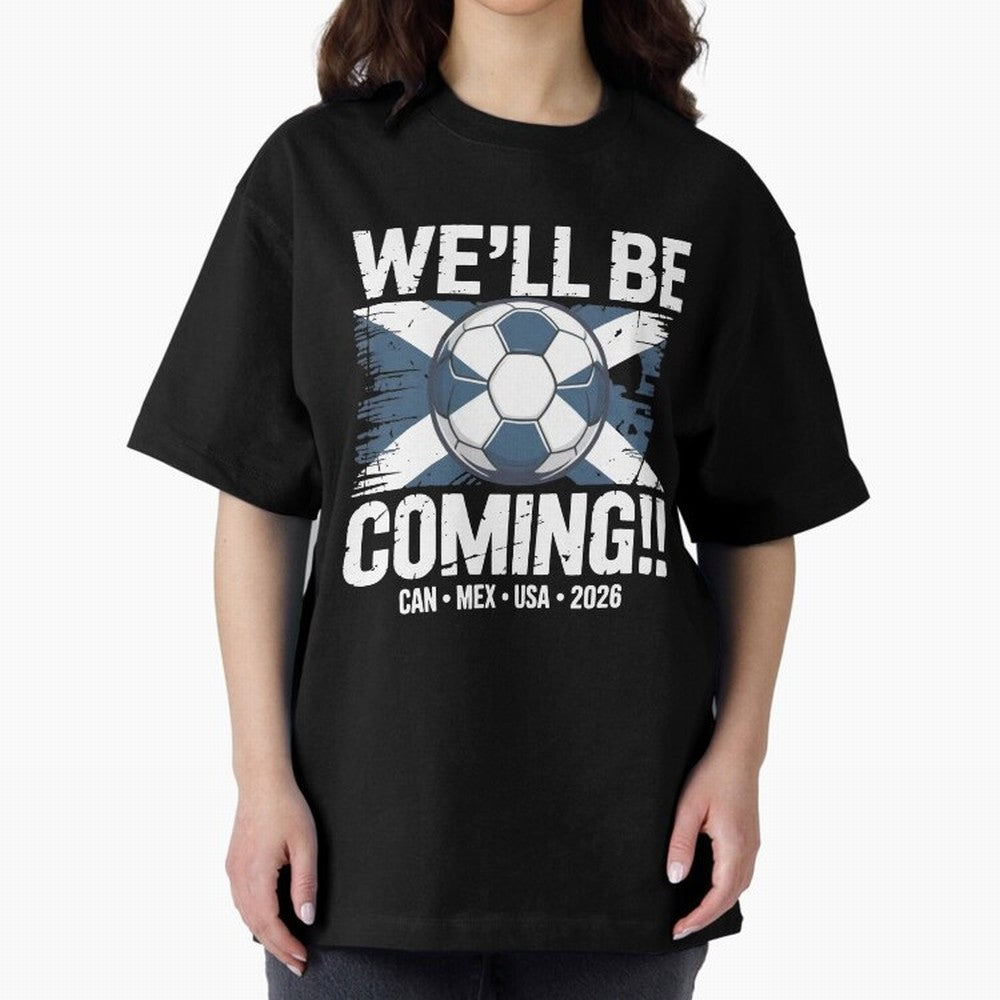 Scotland 2026 Football Qualification National Pride Classic T-Shirt Join the Global Buzz around the FIFA World Cup 2026 Journey through Cristiano Ronaldo Highlights, Portugal Pride, Retro Football Energy, Iconic Rivalries, Trophy Chase Drama and