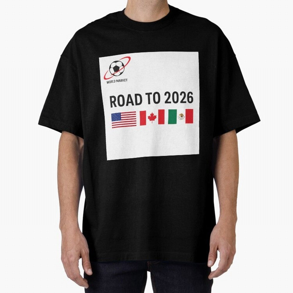 Road to World Cup 2026 Football Journey Classic T-Shirt Stand Proud for FIFA World Cup 2026 Group Stage Highlighting Cristiano Ronaldo, Argentina, France and Brazil Energy, Soccer Culture, Superstar Moments, National Team Dreams and Competitive