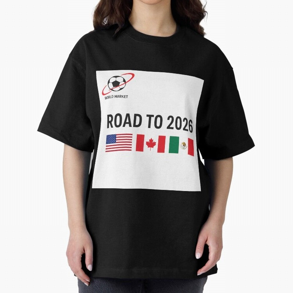 Road to World Cup 2026 Football Journey Classic T-Shirt Stand Proud for FIFA World Cup 2026 Group Stage Highlighting Cristiano Ronaldo, Argentina, France and Brazil Energy, Soccer Culture, Superstar Moments, National Team Dreams and Competitive