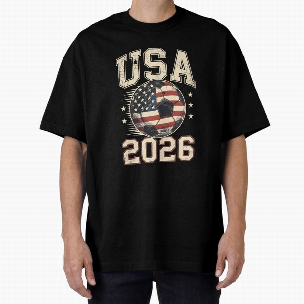 USA 2026 World Cup Soccer Classic T-Shirt Build FIFA World Cup 2026 Highlighting Haaland, France Energy, Sports Nostalgia, International Competition, Famous Players and Unforgettable Victories; Ideal for Passionate Fans Who Love Underdog Stories,
