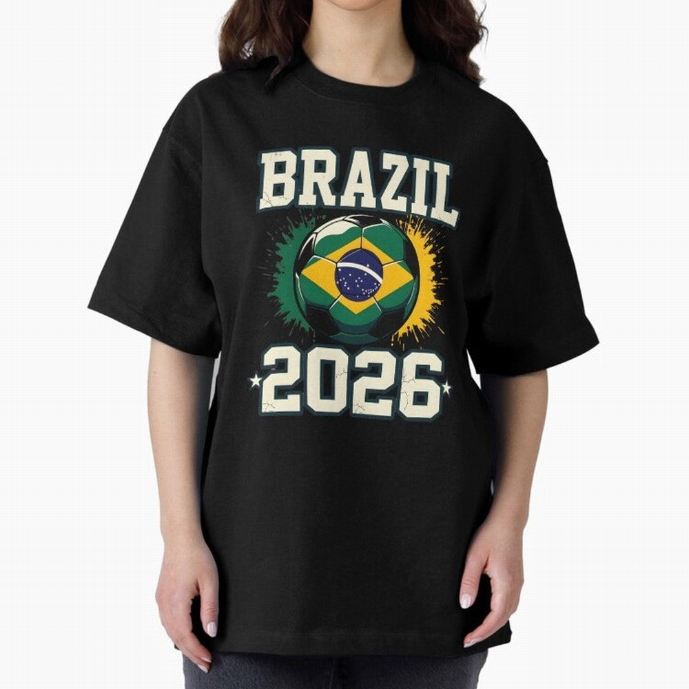 Brazil Soccer Football 2026 Classic T-Shirt Share FIFA World Cup 2026 Group Stage Highlighting CR7, Argentina, France and Brazil Energy, Classic Soccer Heritage, Championship Pressure, Fan Loyalty and International Pride; Perfect for People Who