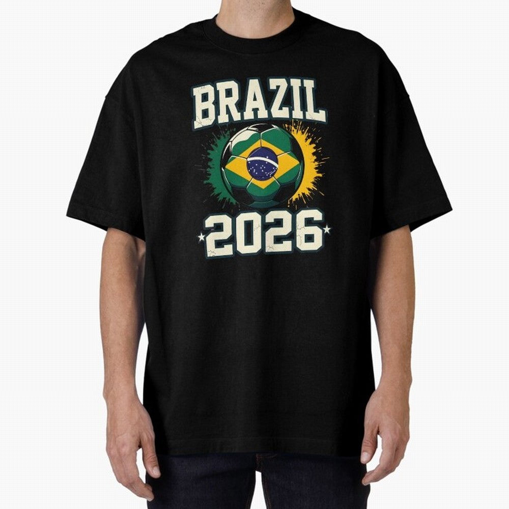 Brazil Soccer Football 2026 Classic T-Shirt Share FIFA World Cup 2026 Group Stage Highlighting CR7, Argentina, France and Brazil Energy, Classic Soccer Heritage, Championship Pressure, Fan Loyalty and International Pride; Perfect for People Who