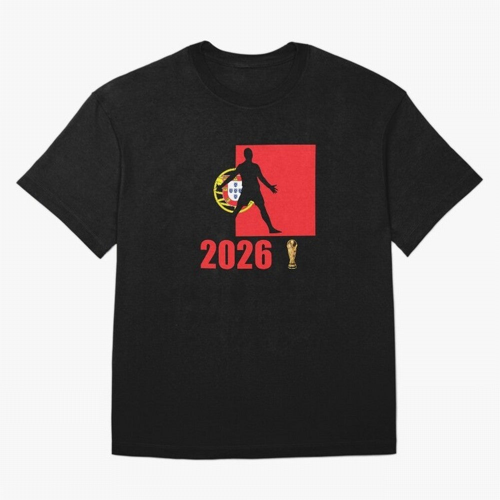 Portugal World Cup 2026 T-Shirt_84815867 Classic T-Shirt Bring Home the FIFA World Cup 2026 Group Stage Journey through Cristiano Ronaldo Highlights, Spain and Netherlands Pride, Worldwide Fan Energy, Dramatic Goals, Stadium Lights and Championship