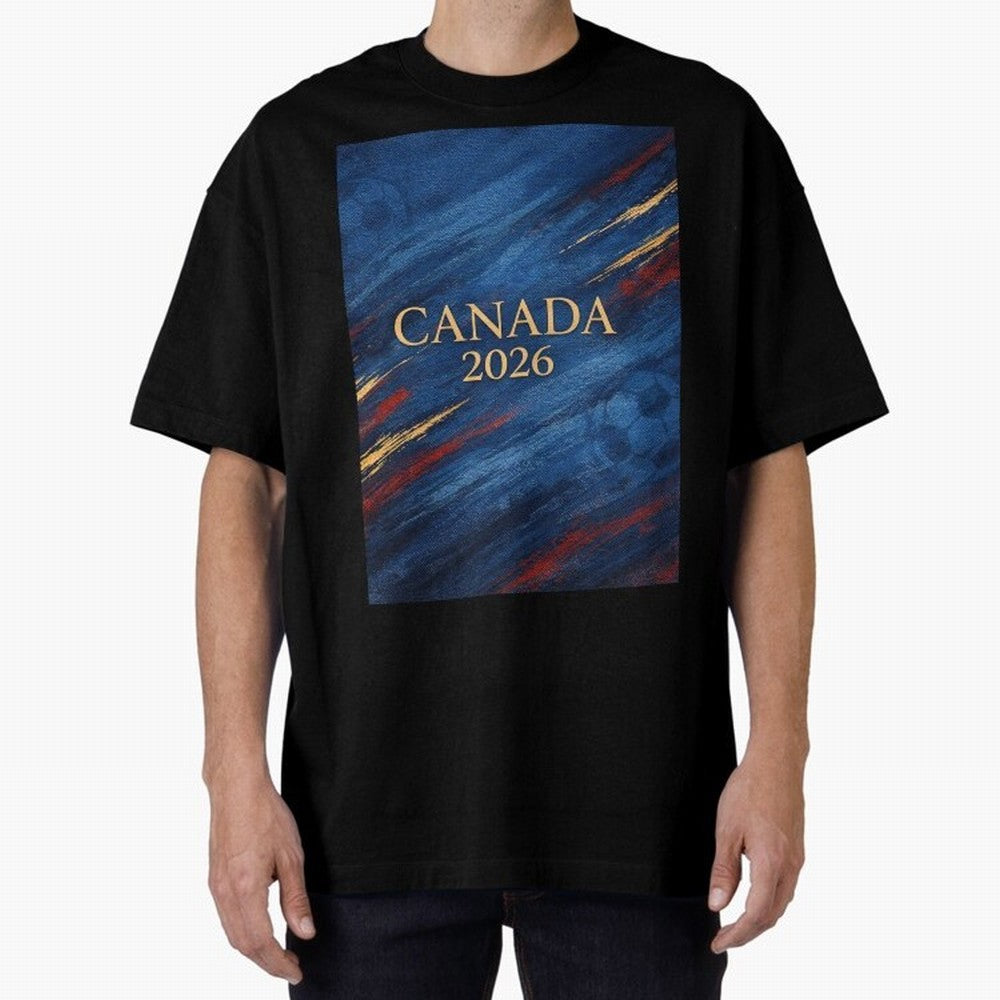 Elegant and Luxury Canada 2026 Soccer Theme Classic T-Shirt Turn Every Weekend Toward the FIFA World Cup 2026 USA Canada Mexico Journey through Haaland and Mbappe Highlights, Argentina and Brazil Pride, Soccer Culture, Superstar Moments, National