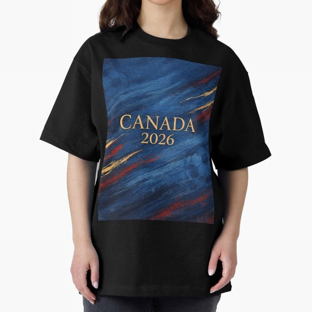 Elegant and Luxury Canada 2026 Soccer Theme Classic T-Shirt Turn Every Weekend Toward the FIFA World Cup 2026 USA Canada Mexico Journey through Haaland and Mbappe Highlights, Argentina and Brazil Pride, Soccer Culture, Superstar Moments, National