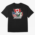 Soccer 2026 USA Canada Mexico ¨C World Football Flags Classic T-Shirt Get Ready for the FIFA World Cup 2026 USA Canada Mexico Journey through Mbappe and Neymar Highlights, Brazil, Portugal and Argentina Pride, Classic Soccer Heritage, Championship