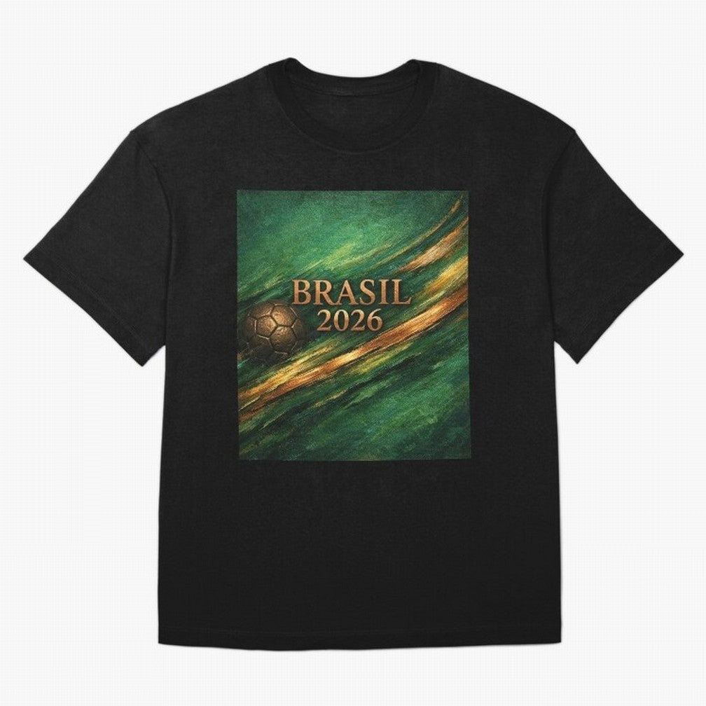 Brasil 2026 Soccer Theme Dark Green Classic T-Shirt Make Every Kick Count in FIFA World Cup 2026 Made for Cristiano Ronaldo, Haaland and CR7, Spain Energy, Game Day Rituals, Football Legends, Country Pride and the Road to the Final; Made for