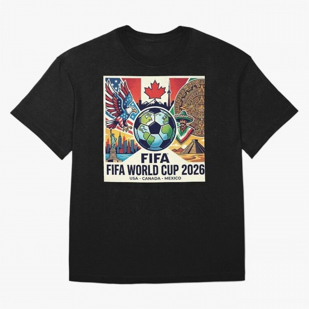North America United Soccer 2026 Vintage Crest Classic T-Shirt Relive Legendary Nights from Match Day Hype around FIFA World Cup 2026, Messi, Germany, Championship Spirit, Famous Goals, Roaring Crowds and International Football Unity; Created for