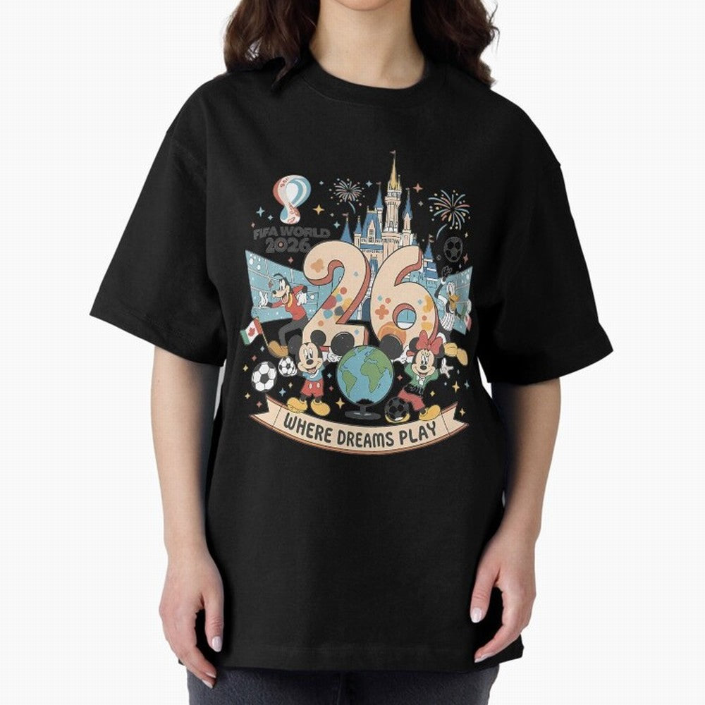 Dreamland Football World Cup26 Classic T-Shirt Stand Proud for FIFA World Cup 2026 for Fans of CR7 and Germany, Bringing Supporter Pride, Iconic Celebrations, Legendary Names and Global Match Day Energy; Made for Collectors Who Enjoy Iconic