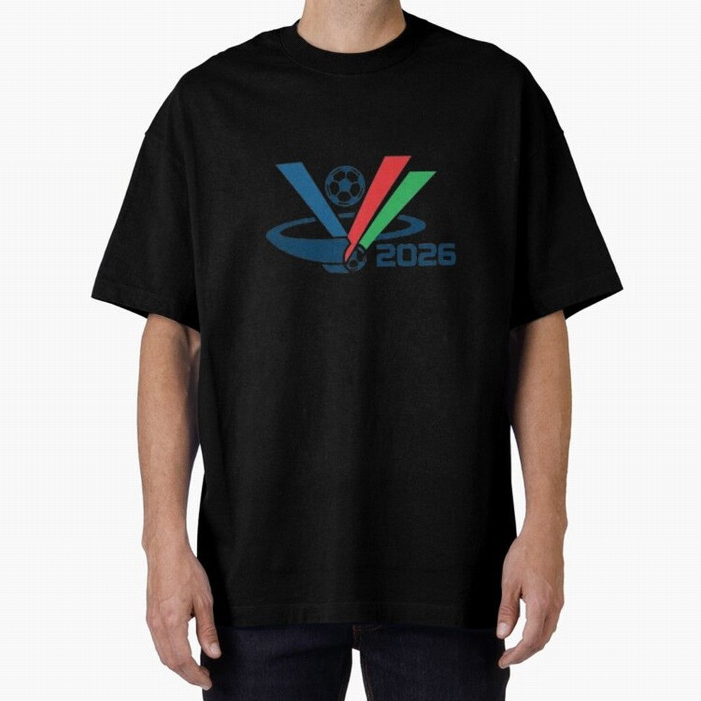 Minimalist FIFA 2026 V-Logo Design Classic T-Shirt Make Memories around Match Day Hype around FIFA World Cup 2026 Group Stage, Messi, CR7 and Mbappe, England, France and Netherlands, Soccer Culture, Superstar Moments, National Team Dreams and