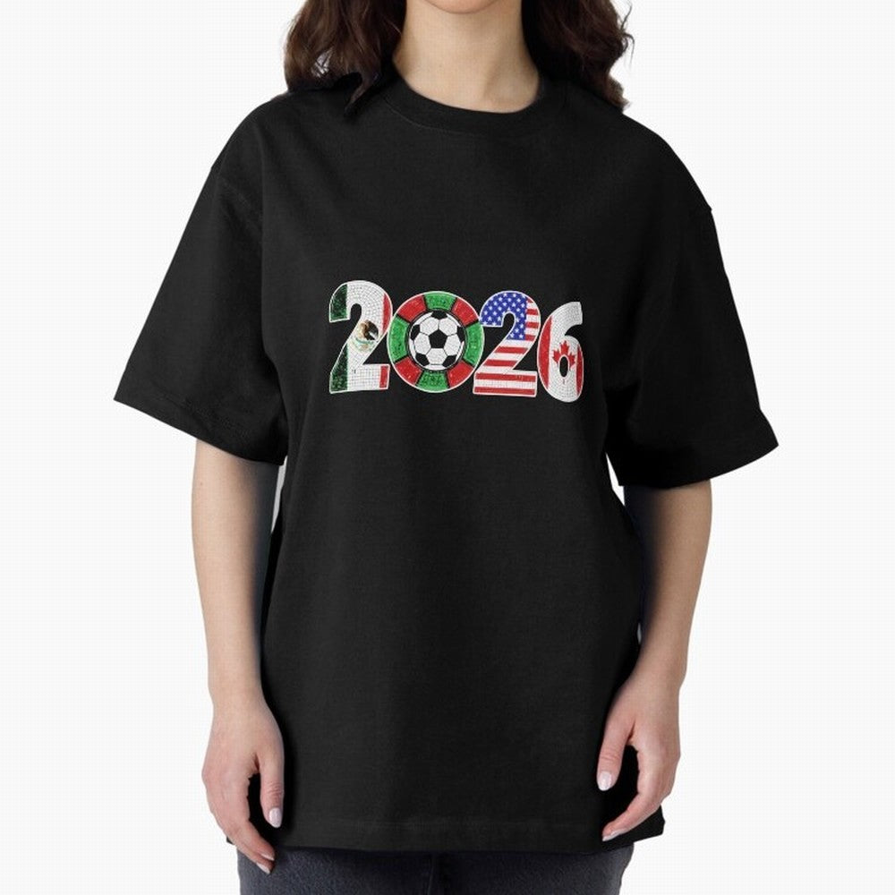 North American Soccer Spirit Team 2026 T-Shirt_82770209 Classic T-Shirt Show Championship Spirit for FIFA World Cup 2026 USA Canada Mexico for Fans of Neymar and Brazil, Portugal and Argentina, Bringing Global Supporter Spirit, Legendary Goals,