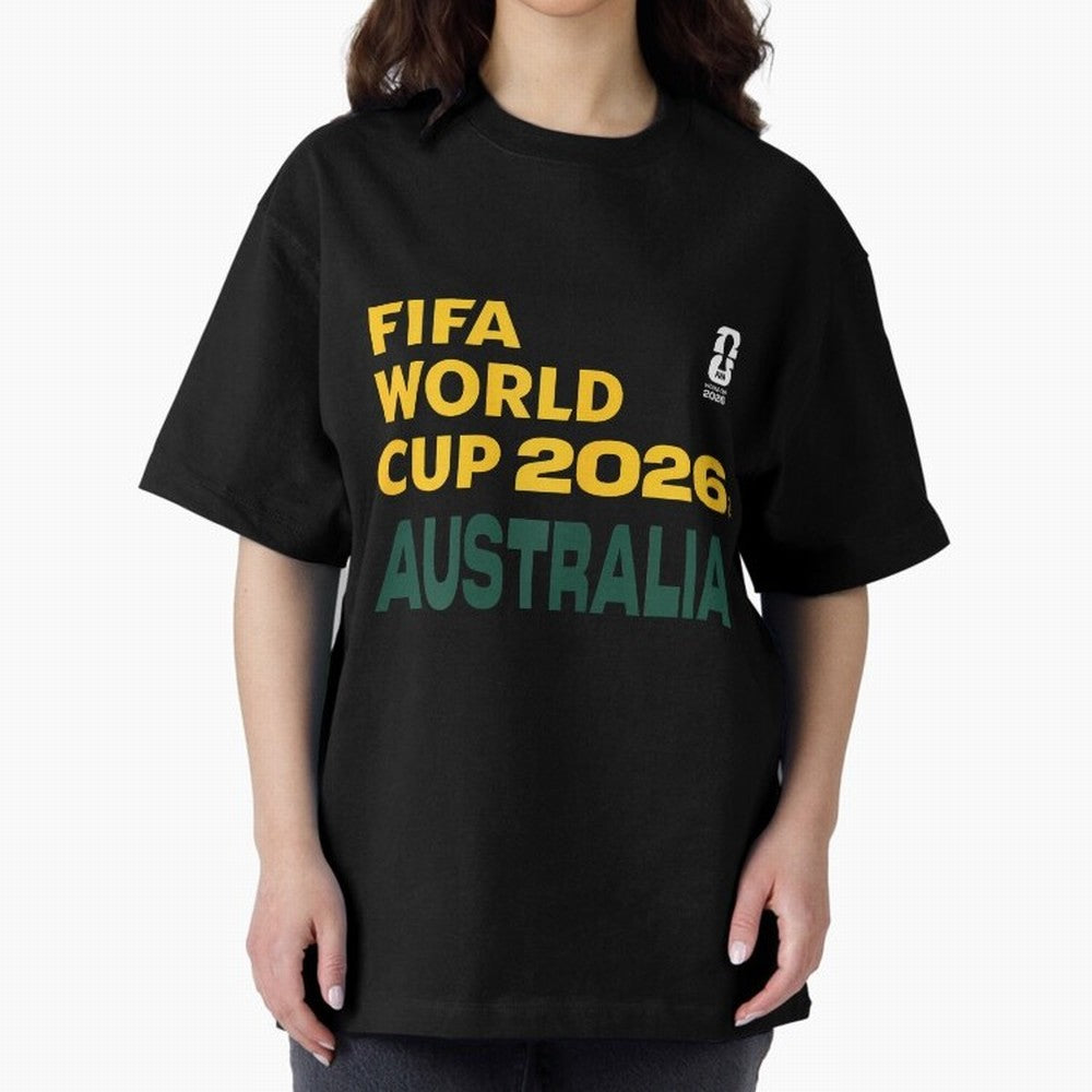 World Cup26 Australia Block Letters Classic T-Shirt Feel the Roar of Match Day Hype around FIFA World Cup 2026 Group Stage, Haaland, England and Germany, Football History, Final Match Energy, Crowd Noise and Once in a Lifetime Moments; Perfect for