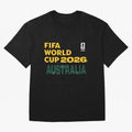 World Cup26 Australia Block Letters Classic T-Shirt Feel the Roar of Match Day Hype around FIFA World Cup 2026 Group Stage, Haaland, England and Germany, Football History, Final Match Energy, Crowd Noise and Once in a Lifetime Moments; Perfect for