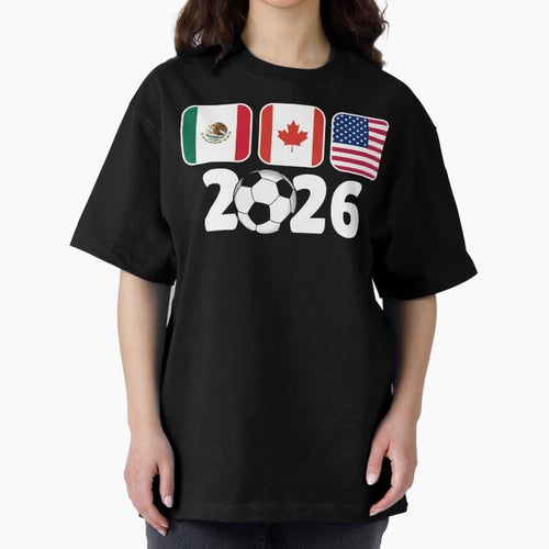 2026 World Cup North America Emblem Retro Classic T-Shirt Refresh Match Day Hype around FIFA World Cup 2026 USA Canada Mexico, CR7 and Messi, France and Portugal, Championship Spirit, Famous Goals, Roaring Crowds and International Football Unity;
