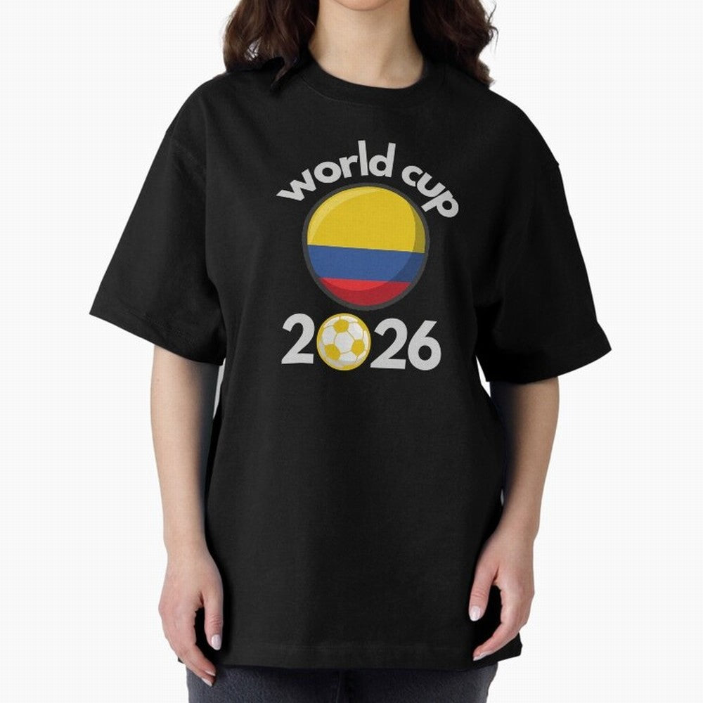 Columbia Flag World Cup 2026 Soccer Design ¨C Columbian Football Futbol Classic T-Shirt Stand Proud for FIFA World Cup 2026 Spirit, Built around France, Mbappe, Retro Football Energy, Iconic Rivalries, Trophy Chase Drama and Stadium Atmosphere;