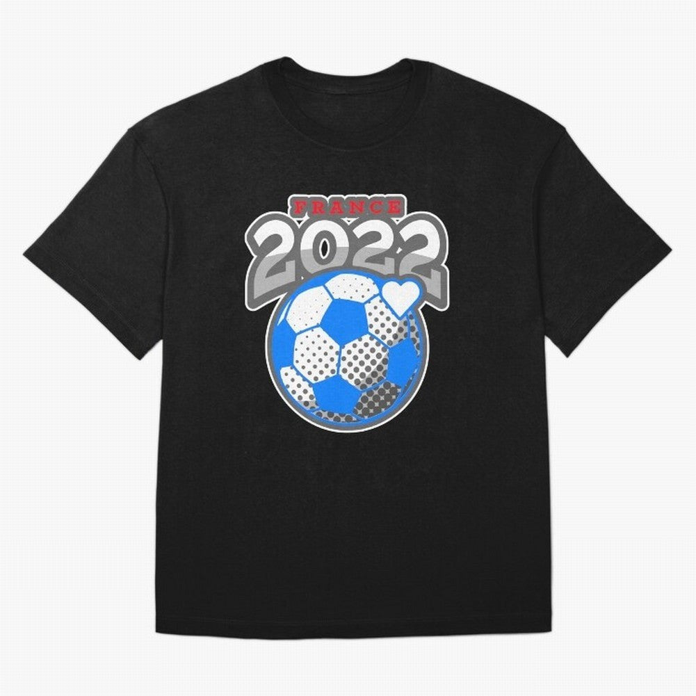 France 2022 Design Classic T-Shirt Join the Countdown to FIFA World Cup 2026 USA Canada Mexico for Fans of CR7 and Brazil, Bringing Vintage Soccer Flavor, Modern Football Stars, National Flags and Final Night Emotion; Made for Die Hard Supporters,