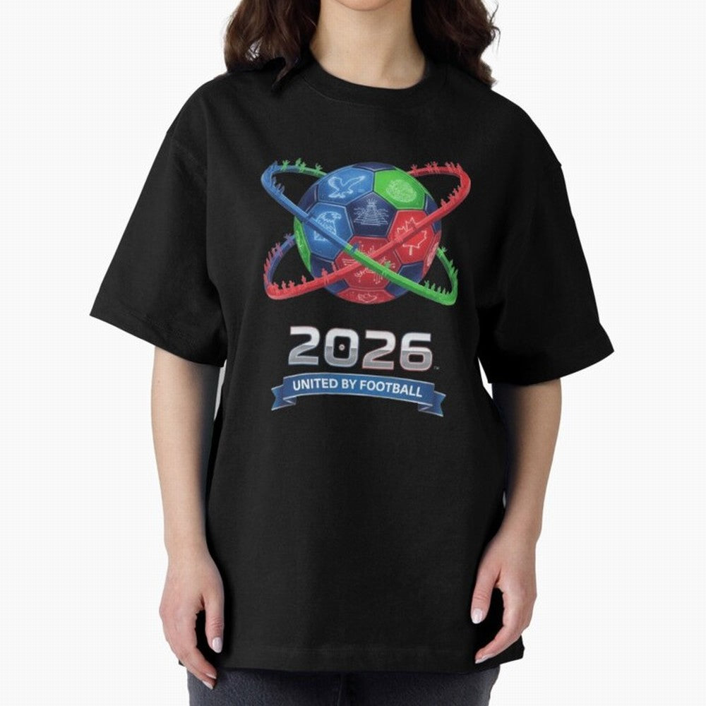 United by Football 2026 Global Connectivity Logo Classic T-Shirt Follow the Final Road of Match Day Hype around FIFA World Cup 2026, Cristiano Ronaldo, Haaland and CR7, Netherlands, Sports Nostalgia, International Competition, Famous Players and